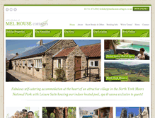 Tablet Screenshot of melhousecottages.co.uk